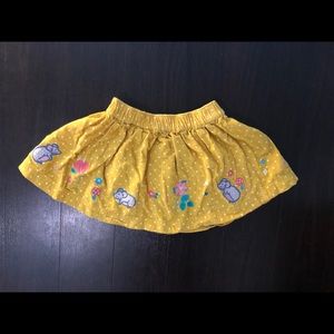 JoJo Maman Bebe Corduroy Mouse Skirt